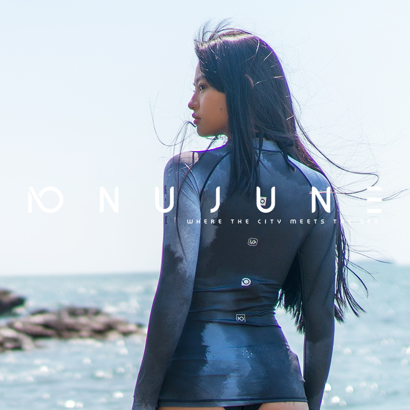 Nu-June女原创印花冲浪服防晒