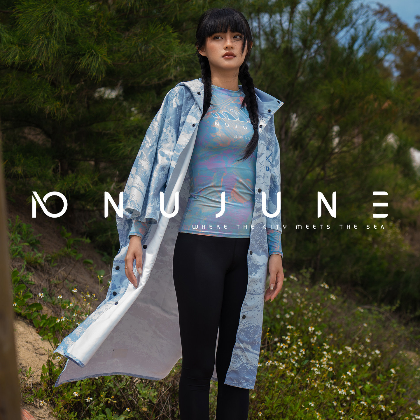 NuJune游泳毛巾衣斗篷海边冲浪防晒防风外套潜水吸水速干换衣浴袍,运动/瑜伽/健身/球迷用品,沙滩外套,淘宝优惠券,粉丝福利购,淘宝优惠卷