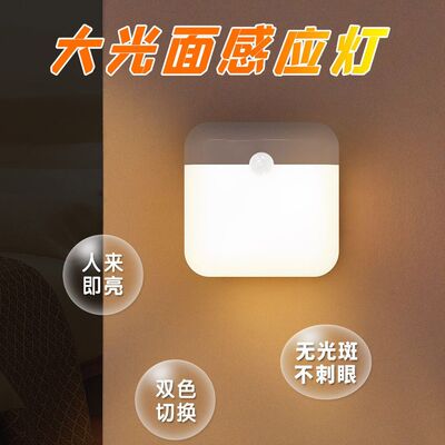 转角感应灯智能led充电人