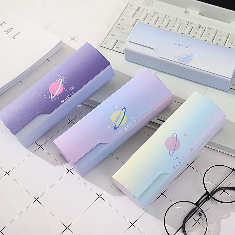 2025新款眼镜盒韩版男女学生小清新可爱简约ins时尚眼镜盒大容量