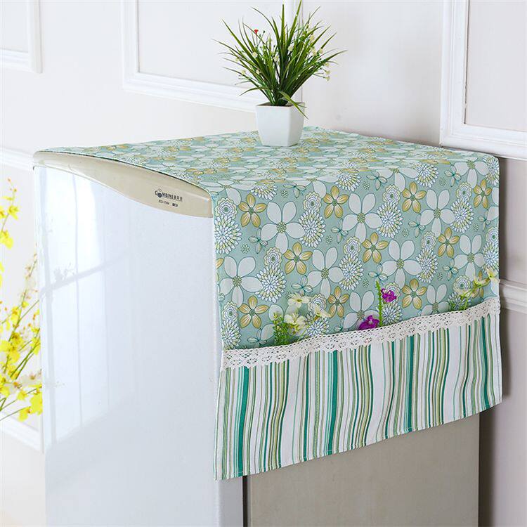 双开门冰箱专用盖布冰箱防尘盖布防尘罩微波炉烤箱盖巾双开门单开