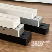 亚克力充电发光广告展示牌白色abs塑料led办公展示架桌牌底座