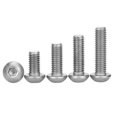 TA2钛圆头内六角螺丝盘头螺钉