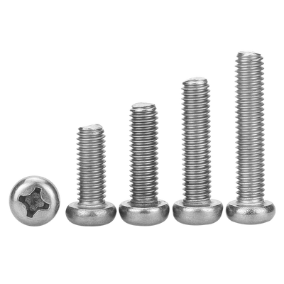 TA2纯钛圆头十字螺钉盘头螺丝