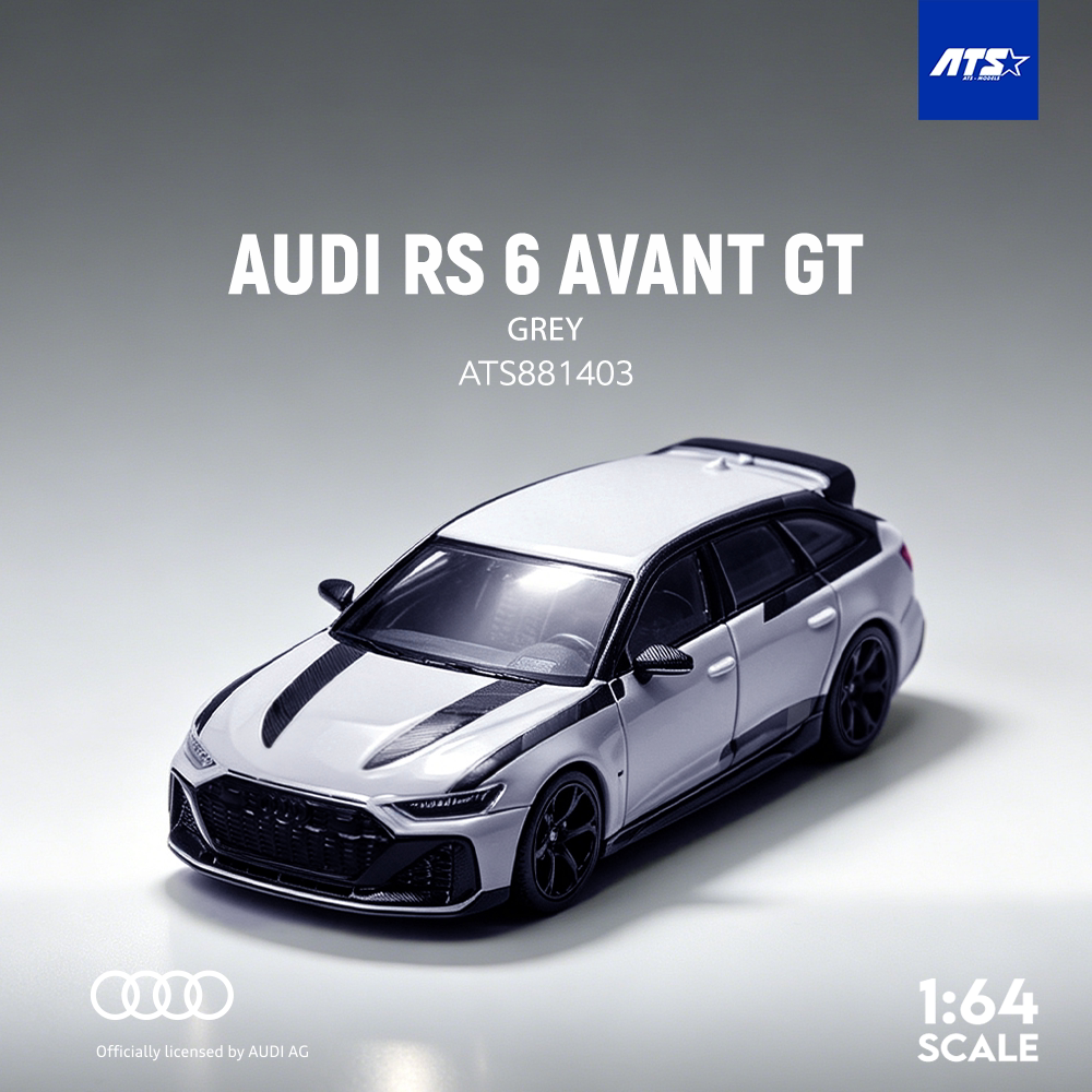 壹号站台|ATS1:64 奥迪Audi RS 6 Avant GT仿真合金汽车模型图片