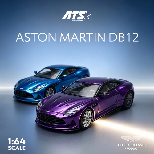 预售-壹号站台|ATS 1:64 阿斯顿马丁 DB12 仿真合金汽车模型摆件