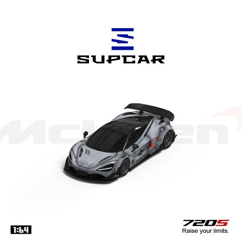 壹号站台|SUPCAR 1:64  迈凯伦720S 彩色 仿真合金汽车模型 摆件