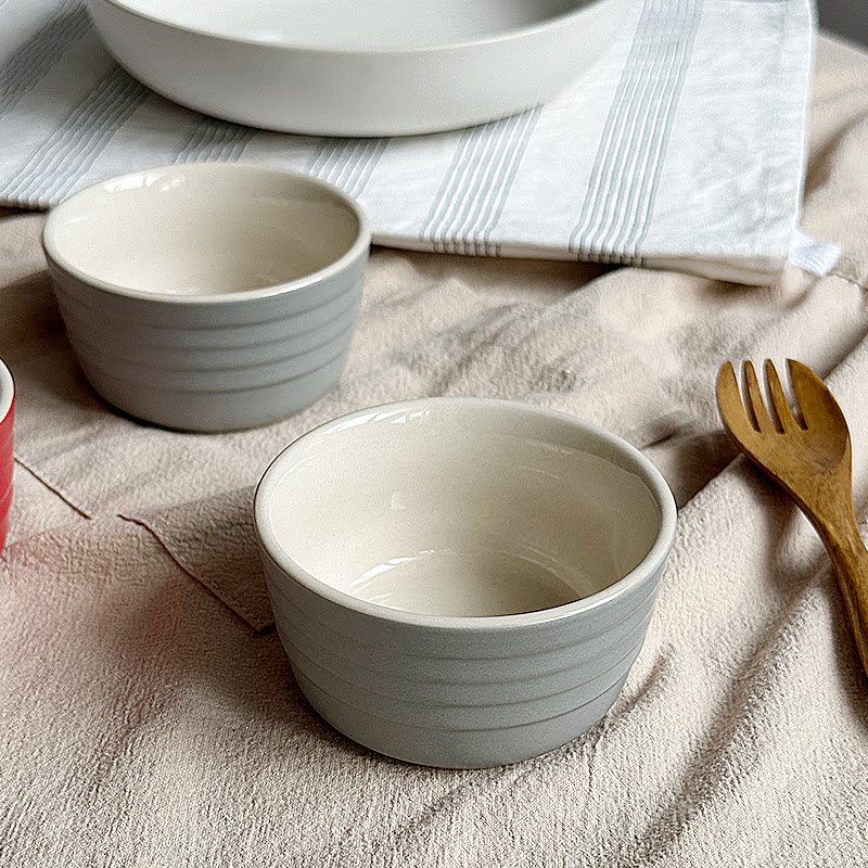 半颗橘子HO 温润质感彩色雾感 迷你 小烤碗冰淇淋碗火锅蘸料碟