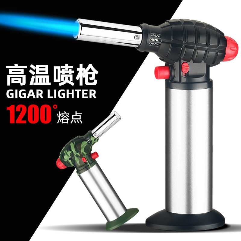 焊枪喷枪外贸充气点火枪金属焊锡高温枪点火器户外烧烤直冲喷火枪