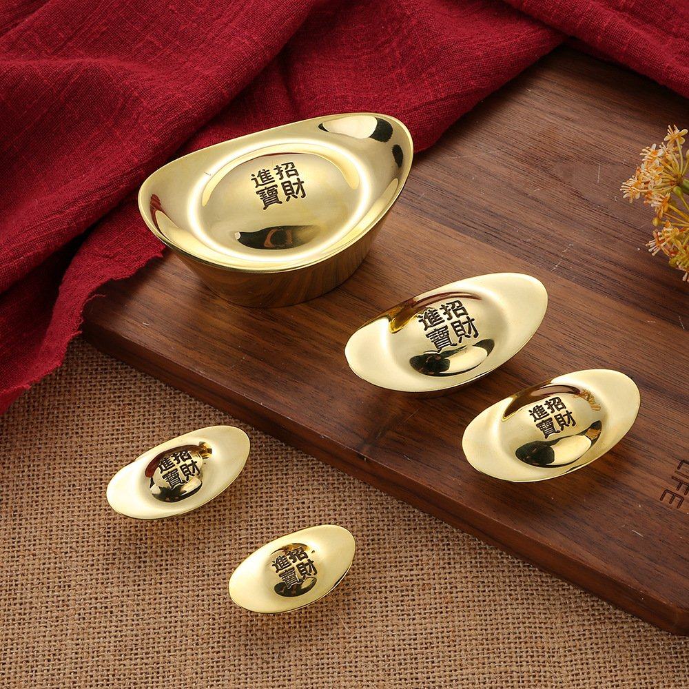 黄铜金元宝仿真实心压缸大金条摆件开业乔迁礼品金块镇纸元宝道具,饰品/流行首饰/时尚饰品新,摆件,淘宝优惠券,粉丝福利购,淘宝优惠卷