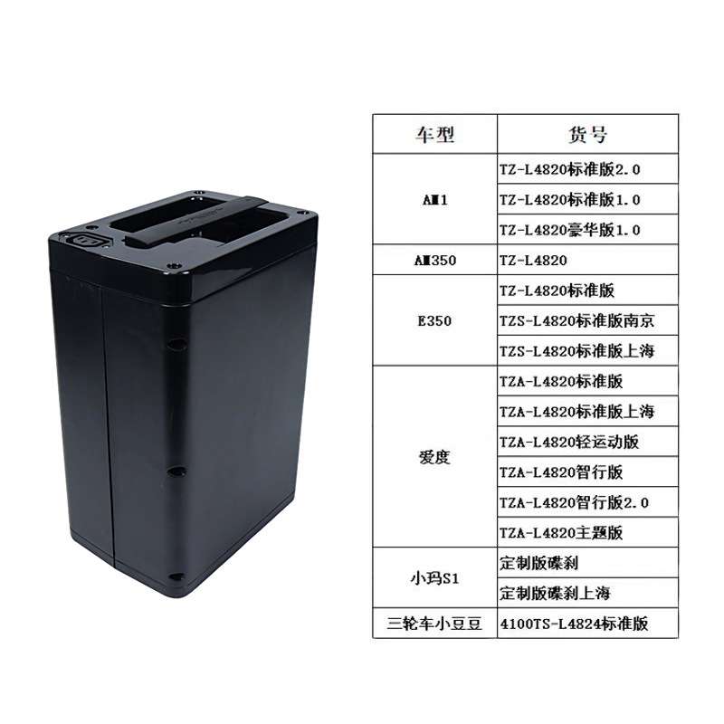 新国标S1爱玛电动车锂电池48V爱度AM350小豆豆电瓶外壳 电池盒
