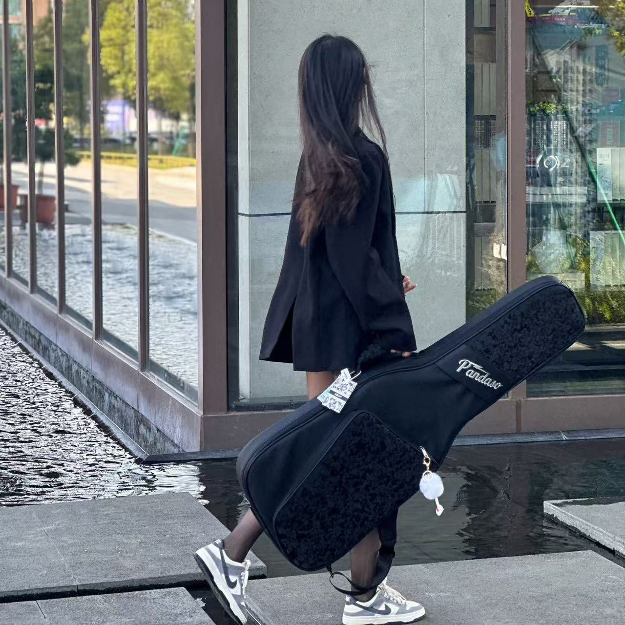 PANDASO托运吉他包加厚防水防震巡演电吉他爵士40寸41寸民谣琴包