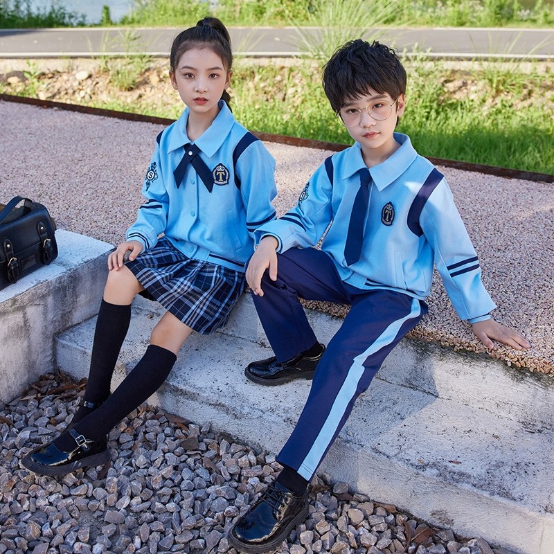 幼儿园园服英伦风小学生春秋校服运动会班服儿童休闲运动服四件套