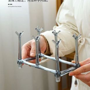 特别好看的杯子架杯架创意小杯挂架沥水咖啡杯架子水杯收纳家用简