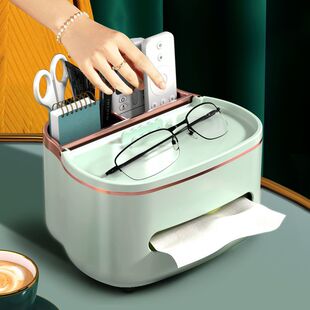 漂亮的抽纸盒家用轻奢多功能桌面遥控器收纳盒纸巾盒抽纸盒茶几客