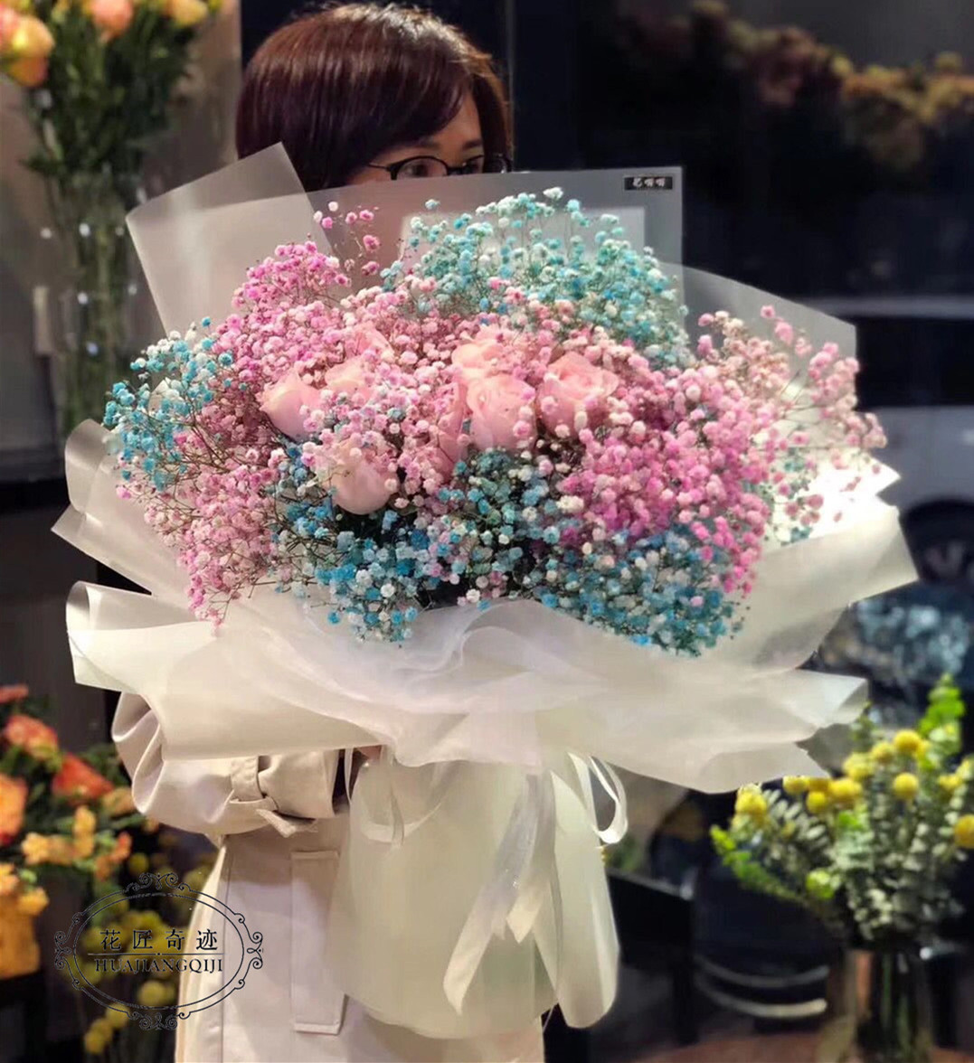 99朵玫瑰花束上海同城鲜花速递北京广州花店当天配送送花上门