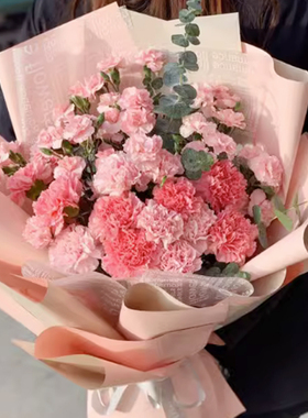 长辈生日大连沈阳鞍山阜新郑州锦州康乃馨百合鲜花同城配送母亲节