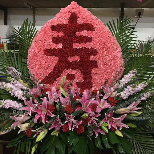 庆典长辈天津生日鲜花同城配送