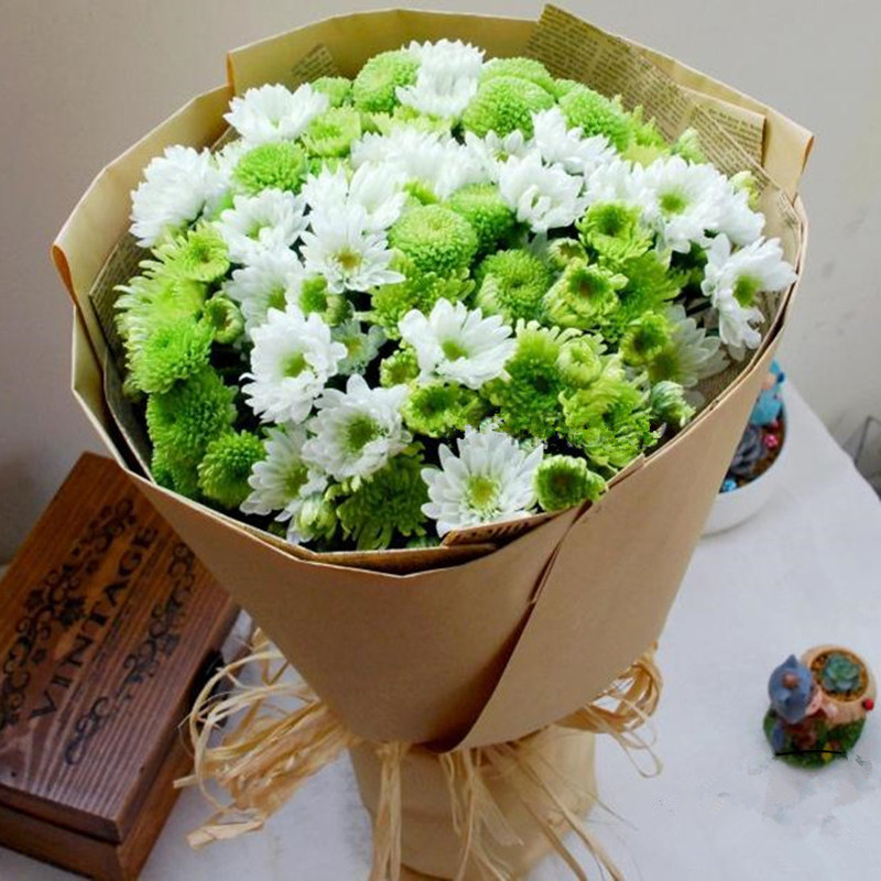 沈阳太原花店清新雏菊生日花束扬州情人节送花同城鲜花速递哈尔滨