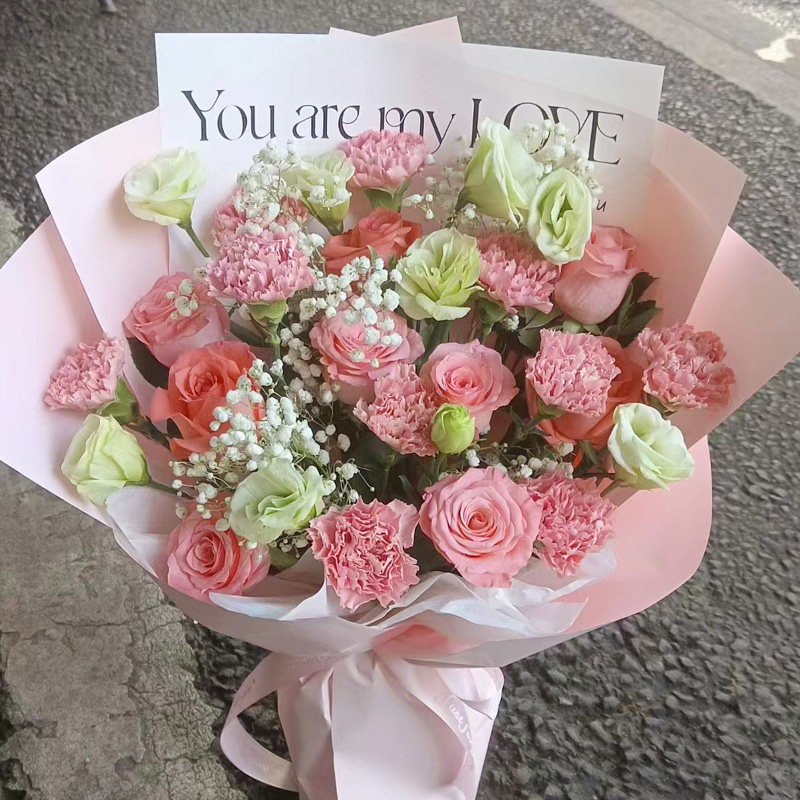 同城鲜花速递生日杭州花束送花