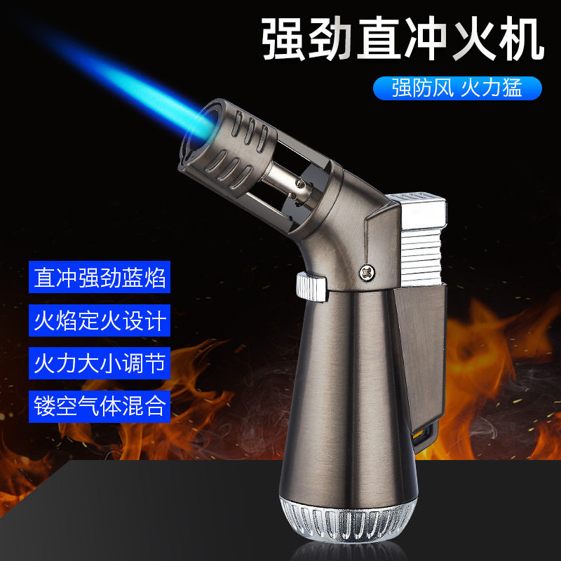 加长弯头防风打火机喷枪图片