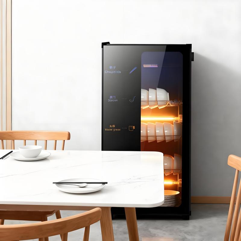 童锁单开门抑菌商用消毒柜立式大容量刀具高端消毒柜烘干一体家用