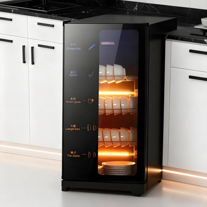 茶水柜对开门办公消毒柜商用酒店饭店高端带烘干小型家用消毒柜