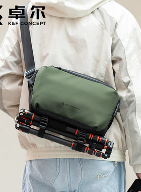 KFCONCEPT卓尔相机包单肩摄影包户外防水复古便携斜挎包男单反相机收纳包佳能Rr50富士微单xs20内胆保护套