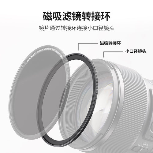 卓尔磁吸转接环小转大一镜多用