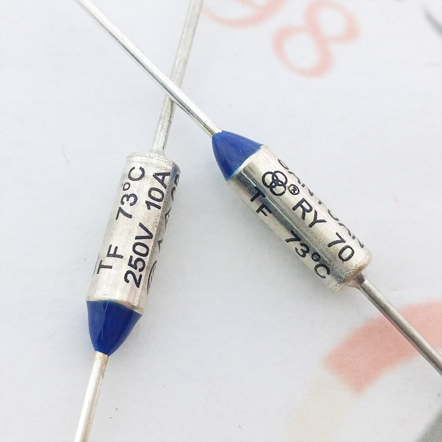 TF73度 250V10A Sanyuan温度保险丝 三元RY热熔断丝 UL/CE/VDE