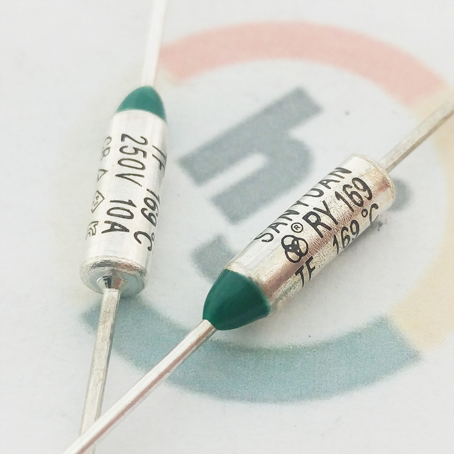 SANYUAN温度保险丝 三元热熔断丝 169度 250V10A RY-169