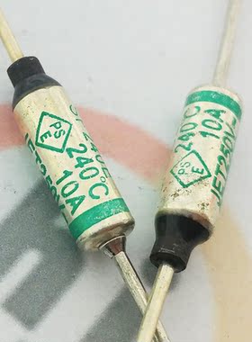 NEC SCHOTT进口温度保险丝热熔断丝240度250V10A SF240E 代RY-240