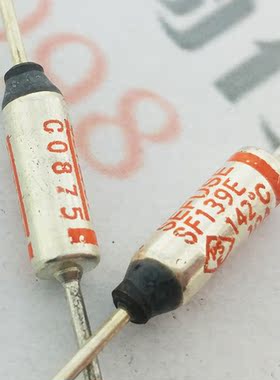NEC SCHOTT进口温度保险丝热熔断丝142度250V10A SF139E 代RY-142