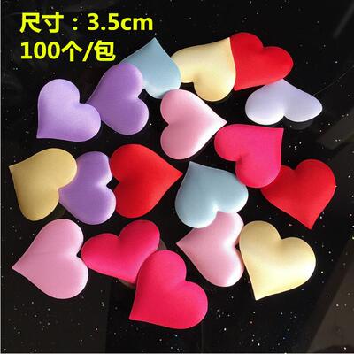 海绵立体桃心confetti心形花瓣情人节婚礼手撒花抛洒纸屑灯串爱心