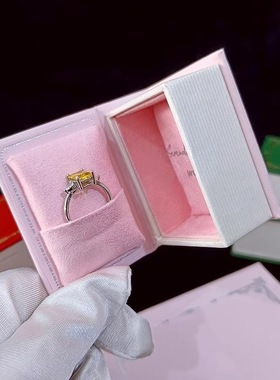 轻奢ins手翻书戒指收纳爆款项链对戒盒高档创意求婚礼物包