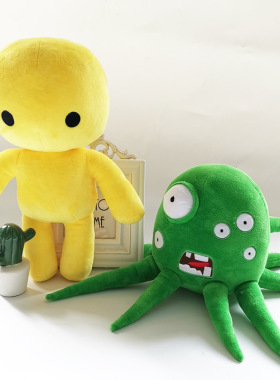 摇摆人生毛绒公仔卡通章鱼怪儿童玩偶