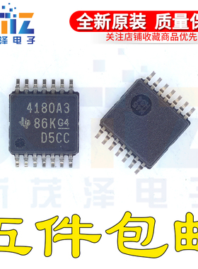 电流感应放大器芯片 INA4180A3IPWR TSSOP-14贴片 丝印 4180A3