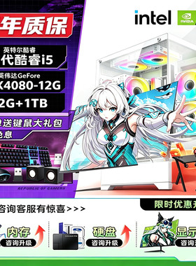 酷睿i5-14400F/AMD56004080-12G