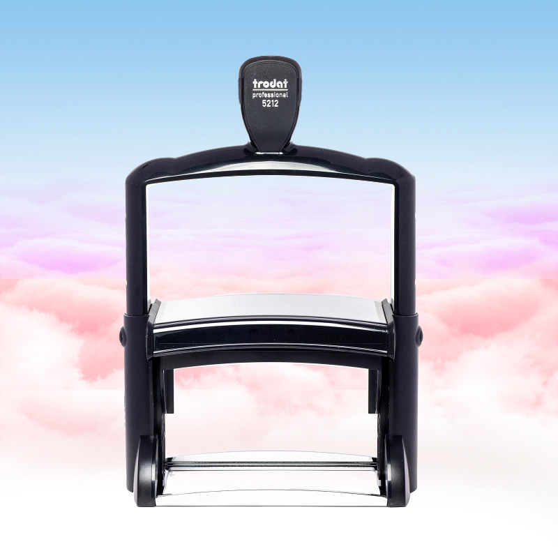 Trodat回墨印章定刻印咖啡馆面包店LOGO敲章制作来图定做竣工图章