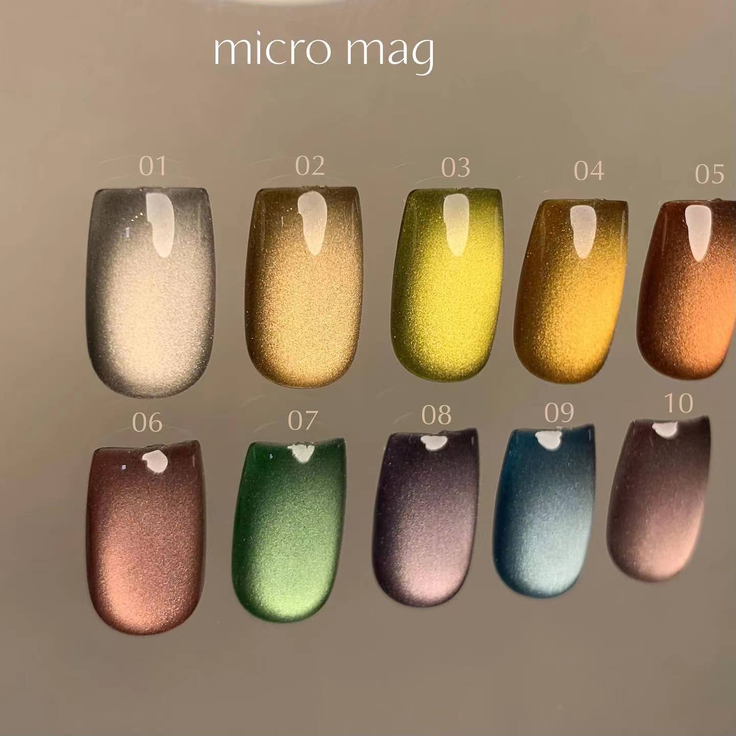 日本正品2024新款CLETO光疗甲油胶摩卡猫眼micro mag10色INS爆款