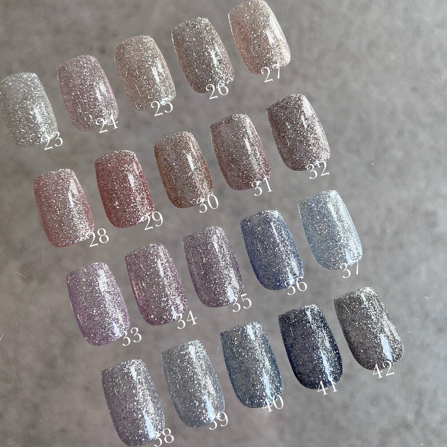 日本enoi碎钻胶 美甲爆款甲油胶 F23-F42 Enoi碎钻胶dIamond 套装