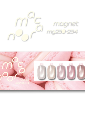 日本enoi新色 Macaron 马卡龙极细猫眼胶甲油胶 mg230-mg234