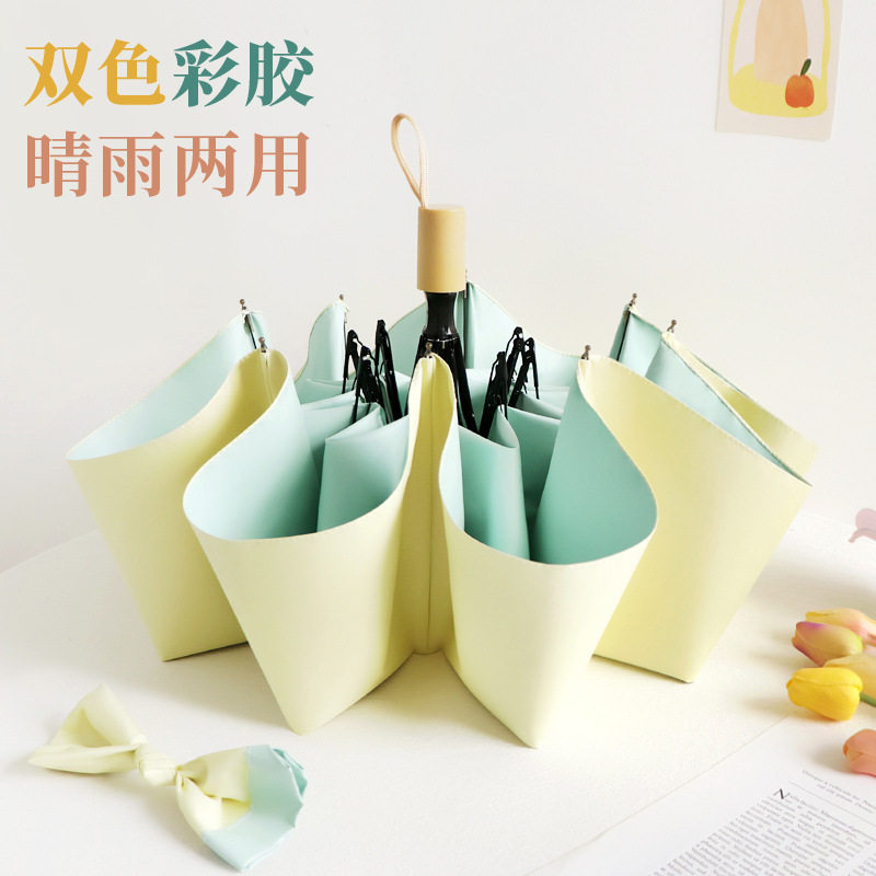 新品 太阳伞UPF50+雨伞防晒女高级感遮阳防晒彩胶伞防紫外线伞晴,居家日用,伞帽,淘宝优惠券,粉丝福利购,淘宝优惠卷