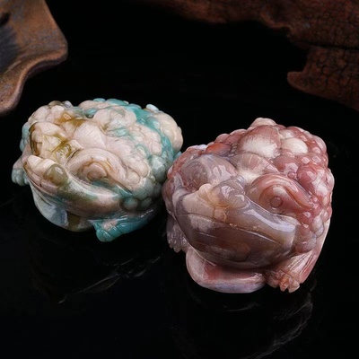 天然红玛瑙貔貅饰品雕刻件