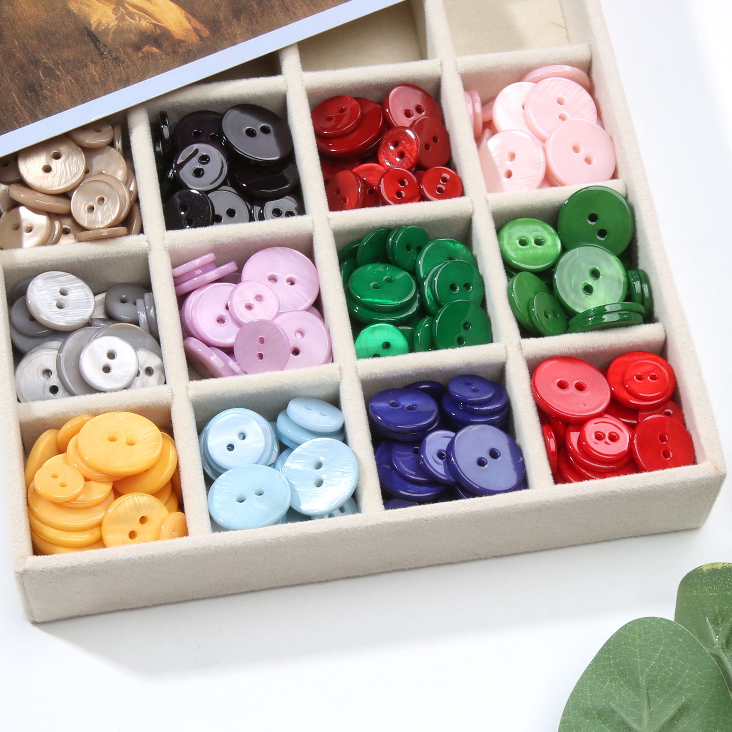 河贝贝壳扣子雪纺针织开衫彩色纽扣衬衫袖口领口服装辅料diy手工