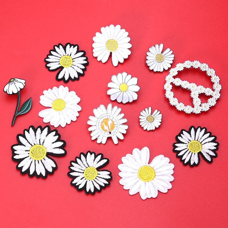 权志龙同款gd装饰扣子男女衣服小雏菊纽扣t恤胸针衬衫防走光钮扣