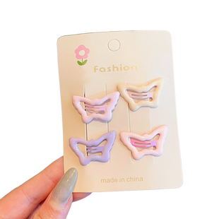 儿童发夹女2025新款宝宝侧边发卡女童刘海前额碎发bb夹不伤发头饰