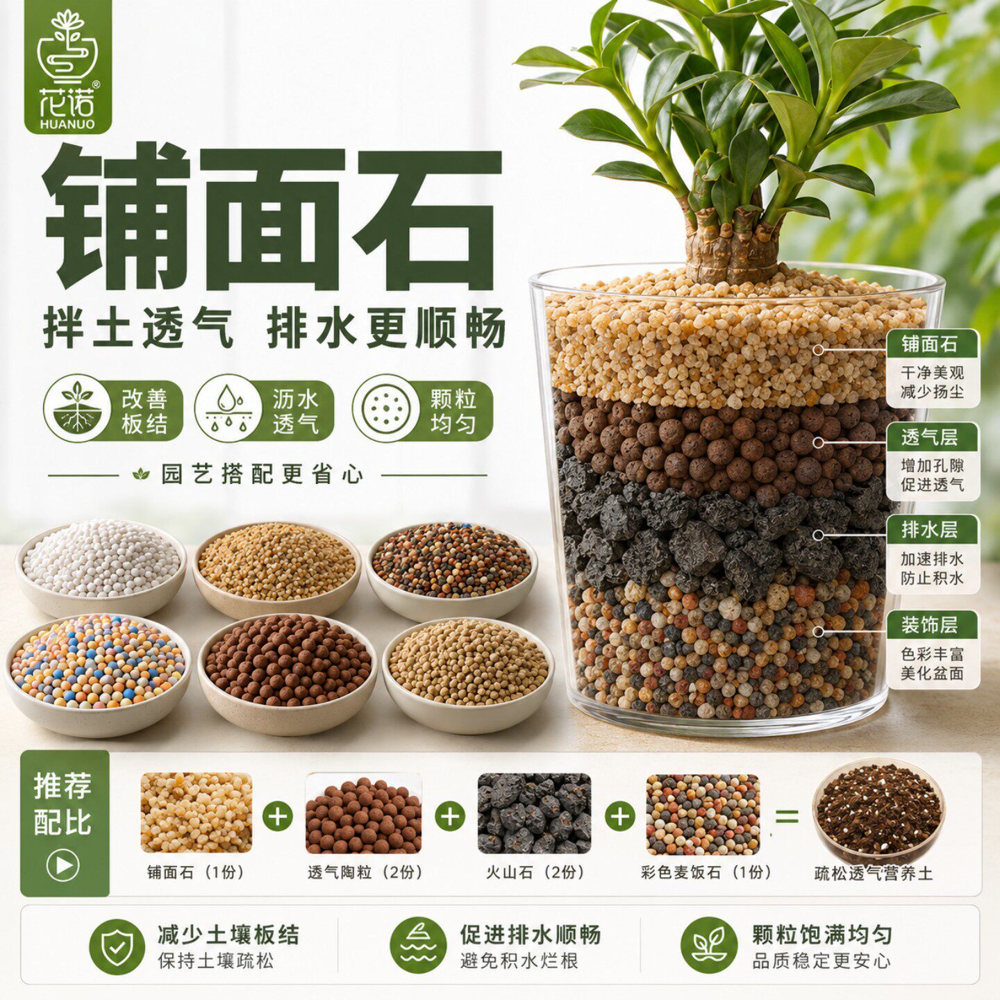 5斤铺面天然小石头鹅卵石小鱼缸花盆装饰多肉彩色小石子彩石造景