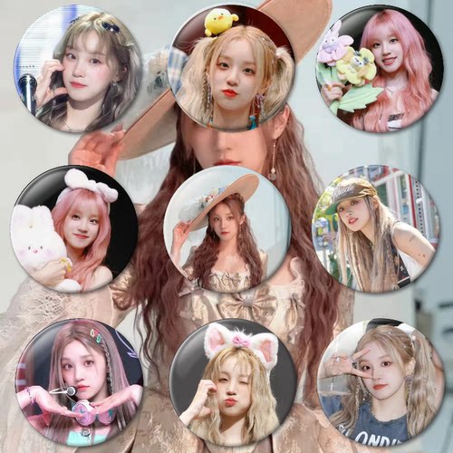 宋雨琦周边新款趣味高级感胸针徽章挂件圆形吧唧痛包装饰58mm礼物