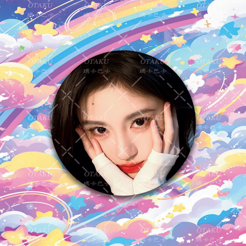 鞠婧祎吧唧明星徽章周边粉丝应援